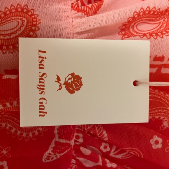 Lisa Says Gah Bandana Top - Picture 2 of 3